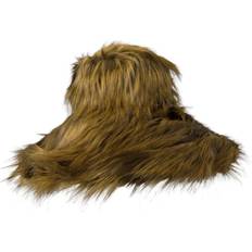 Dolce & Gabbana Unisex Hats Dolce & Gabbana Brown Fur Bucket Hat Unisex