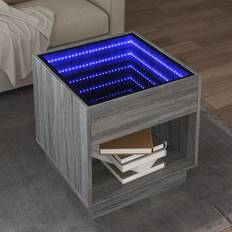 Møbler vidaXL med Infinity LED-lys 50 x 50 x 50 cm Sofabord 50x50cm