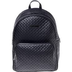 Baldinini Backpack in black with woven print Black ONE Size