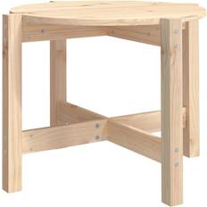 Fyr - Runde Sofaborde vidaXL Ø 62,5 x 45 cm Massivt Fyrretræ Sofabord