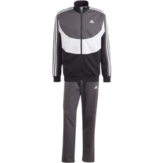 Harmaa Haalarit Adidas Colorblock Track Suit - Black/White/Grey Six