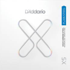 D'Addario gitarrsträngar XS Plain Steel Single String för gitarr XSPL018 Maximal hållbarhet med smidig känsla och exceptionell stämpel .018