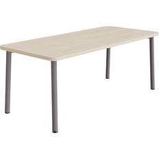 Tranås Skolmöbler Børnebord 180 x 80 cm Hvidpigmenteret Eg Laminat Bord