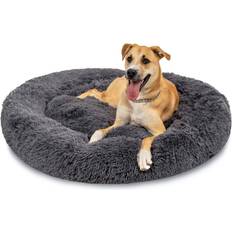 Pets Best Choice Products 45in Dog Bed with Self-Warming Plush Shag