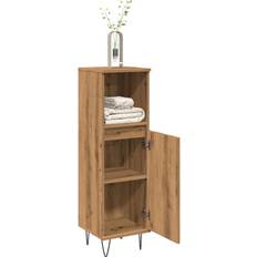 Brune Medicinskabe vidaXL Badeværelsesskab 30 x 30 x 100 cm