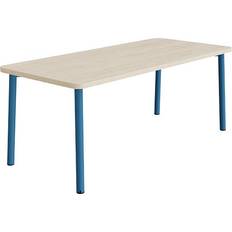 Tranås Skolmöbler Børnebord 180 x 80 cm Hvidpigmenteret Eg Laminat Bord