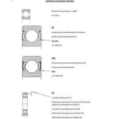 Drivlinjer SKF Leje 6002-2RSH/C3