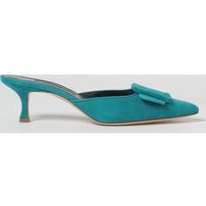 Turquoise Heels & Pumps Manolo Blahnik Pumps Woman - Turquoise