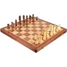 Chess set M.Y Chess Set Traditional Chess Board Game for Kids & Adults Brown One Size