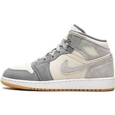 Rose Chaussures de Basket Air Jordan 1 Mid SE - Coconut Milk/Particle Grey