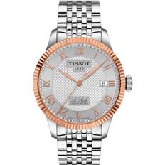 Tissot T-Gold Le Locle COSC Automatic 39MM 18K Rose Gold Bezel Men's Watch T932.408.41.033.00