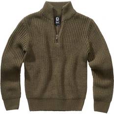 Verde Suéteres de Punto Brandit Kids Marine Troyer Pullover - Grün