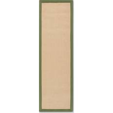 John Lewis Anyday Basics Herringbone Runner Rug L80 x W40 cm Green