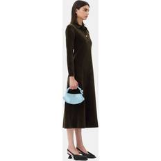Ganni Satin Mini Bou Bag in Icy Blue Polyester Women's (One size)