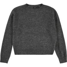 LMTD Girls NLFLODET LS Short Knit NOOS - Grå
