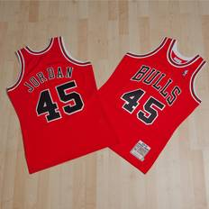 Chicago Bulls Michael Jordan 1994-95 Road Authentic Jersey By Mitchell & Ness Red Mens