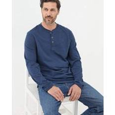 Fatface Organic Woodside Slub Henley - Navy