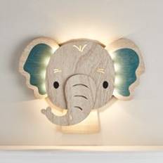 Elephant Battery Operated LED Night Wall Light