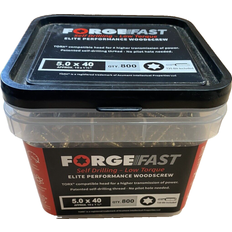 ForgeFast ForgeFast Multi Purpose Wood Screw Tub 5.0 x 40 mm (800 Pack)