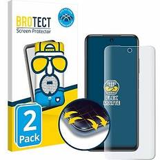 Bildschirmschutz Brotect Full-Cover Displayschutz Matt (2 Stück, Xiaomi Redmi Note 10 5G) Smartphone Schutzfolie, Grau