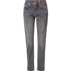 Superdry Men Jeans Superdry Grey Organic Cotton Slim Straight Jeans - 32L