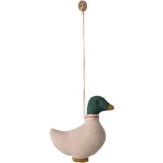 Maileg Christmas Decorations Maileg Duck Beige/Dark Green Christmas Tree Ornament 7cm