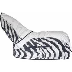 Bucas buzz off zebra Bucas Flugtäcke Buzz-Off Rain Zebra Avtagbar Hals (135)