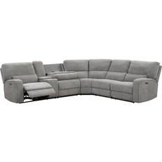 Sofas Lilola Home Anthony Light Gray Sofa 114" 6 Seater