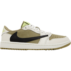 45 - Grøn Golfsko Air Jordan 1 Low Golf Travis Scott Olive - Neutral Olive/Black/Sail