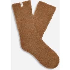 Brown - Women Socks UGG Teddi Cozy Crew Sock - Chestnut