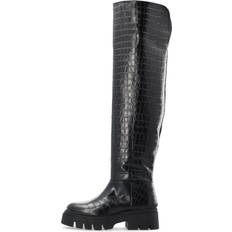 Bianco Støvler Bianco Kall Over Knee Boot - Black Croco