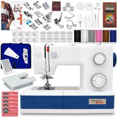 Bernette Sewing Machines Bernette B05 Academy Sewing Machine with Deluxe Sewing Bundle with Embroidery Designs, Accessories, Thread, and More