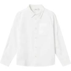 Name It Skjorter Name It Refred Shirt - Bright White