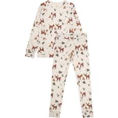 The New Nattøj The New Organic TNHoliday Pyjamas - Creme