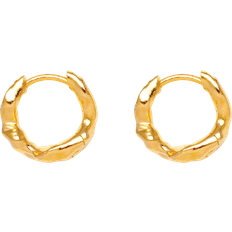 Genanvendt materiale Øreringe IX Studios Alex Earring - Forgyldt Sølv DMB0371GD-ONE - Unisex