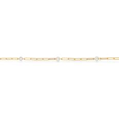 Scrouples Links Förgyllt Silver Halsband Med Sötvattenspärlor - Silver