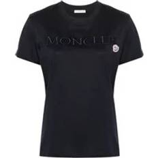 Moncler Vrouw T-shirts Moncler T-shirt À Logo Brodé - COLLECTION