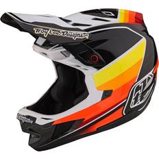 Unisex - xx-large Cycling Helmets Troy Lee Designs D4 Carbon Full Face MIPS MTB Helmet Reverb Black/White