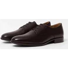 Orange Derby BOSS Orange Colby Leather Derby Shoes - Brown