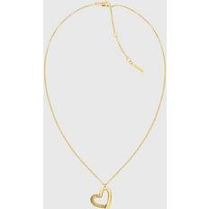 Guldbelagt - Rustfri stål Halskæder Calvin Klein Minimalistic Hearts Necklace - Gold