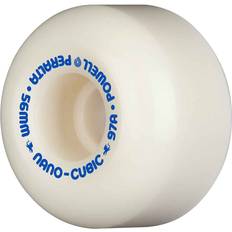 Powell Peralta Dragon Nano Cubic Skateboard Wheels 56mm x 37mm 97A 4pk Vit (56mm)
