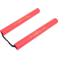 Arts Martiaux Nunchaku Schaumstoff Seil Metal Boxe Rouge