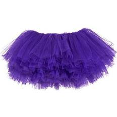 Purple Skirts Children's Clothing My Lello Little Girls 10-Layer Short Ballet Tulle Tutu Skirt - Purple