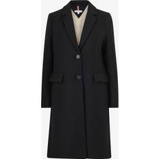 Musta - Villatakki Takit Tommy Hilfiger Classic Takki Wool Blend Coat - Musta