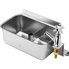 Steel Check Valves Krowne 16-153L Low Lead Front Mount Dipperwell, Includes Faucet With Shutoff