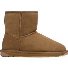 Beige Stinger Mini Boots - Camel