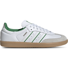 Men - adidas Samba Shoes Adidas Samba OG M - Cloud White/Crystal White/Green