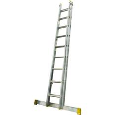 double section trade professional aluminium extension ladder