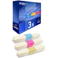 OKI Europcart Toner 3x for MC-561-DN C-531-DN C-530-DN C-351-DN C-330-DN