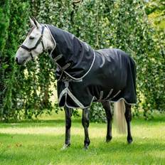 Horseware Utetäcke med Hals Amigo Bravo Plus Svart/Grå "155cm 6'9"